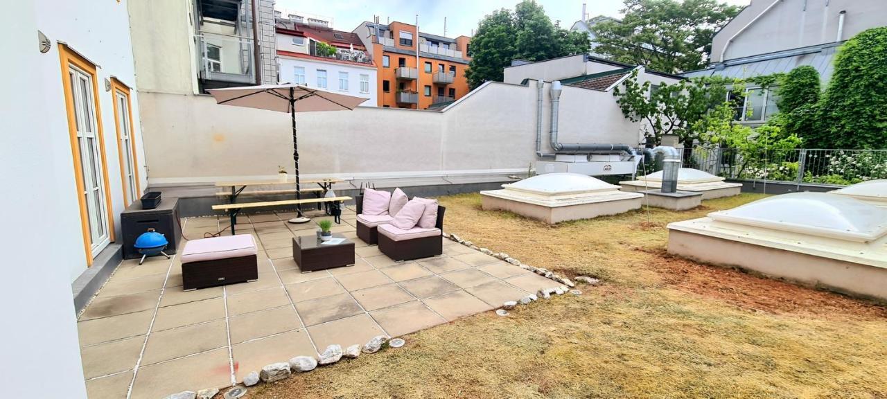 Wiener Buddha Style Flat With Inner Garden- Marzstrasse City Apartments Экстерьер фото